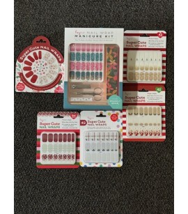 Assorted Packs Nail Wraps Closeout.  26000 Packs. EXW Los Angeles